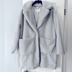 BCBG Furry Coat, L